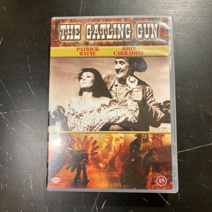 Gatling Gun (1971) DVD (VG+/M-) -western- (ei suomenkielistä tekstitystä)